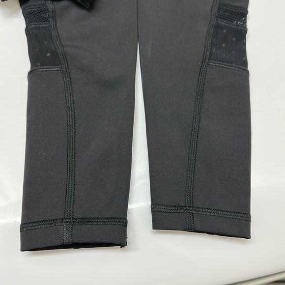 LIKE NEW! Lululemon Just Breathe Pant * Black Mesh - Picture 14 of 15